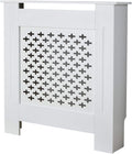 Modern Grey Large Wooden Radiator Cover with Wall Cabinet Shelf and Decorative Grill [Plus A Free Gift]