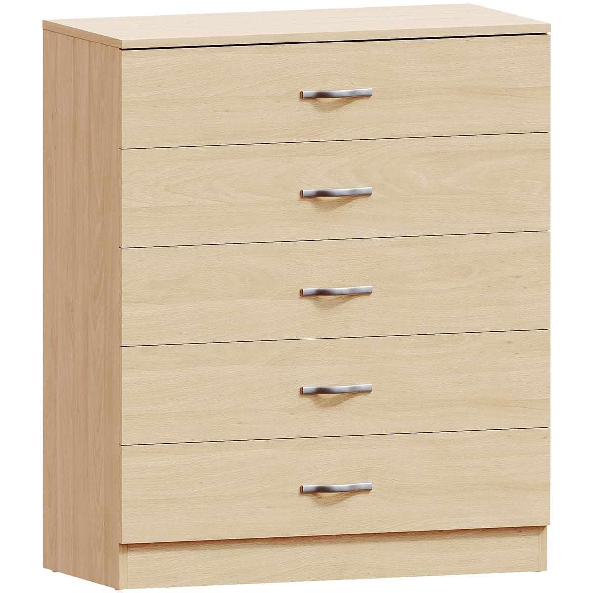 5 Drawer Chest of Drawers, Metal Handles and Runners, Anti-Bowing Drawer Support, Bedroom, Nursery Furniture,