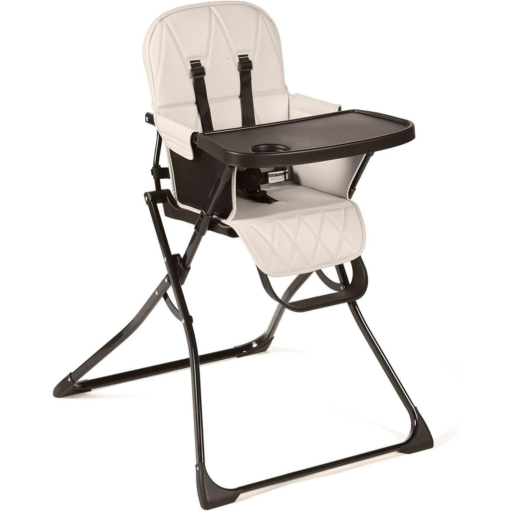 【NS】Flip Magic Fold Highchair (Sage Green) – Suitable from Sitting Up to 15kg, 5-Point Safety Harness, Removable Tray, Quick One-Hand Fold, Compact Slimline Design for Easy Storage