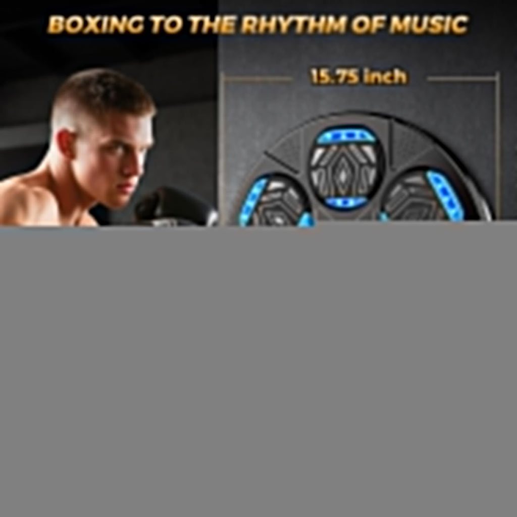 Smart Music Boxing Machine for Wall Mount, Bluetooth Training Equipment with Boxing Gloves, Suitable for Adults Kids Home Office Gym Workout [Plus A Free Gift]