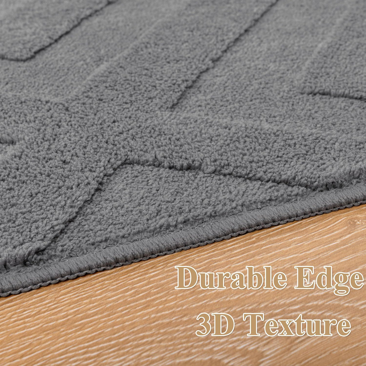 Premium Beige Washable Rug 160x230cm - Ultra Soft Short Pile & Non-Slip Backing | Modern Geometric Living Room/Bedroom/Office Carpet