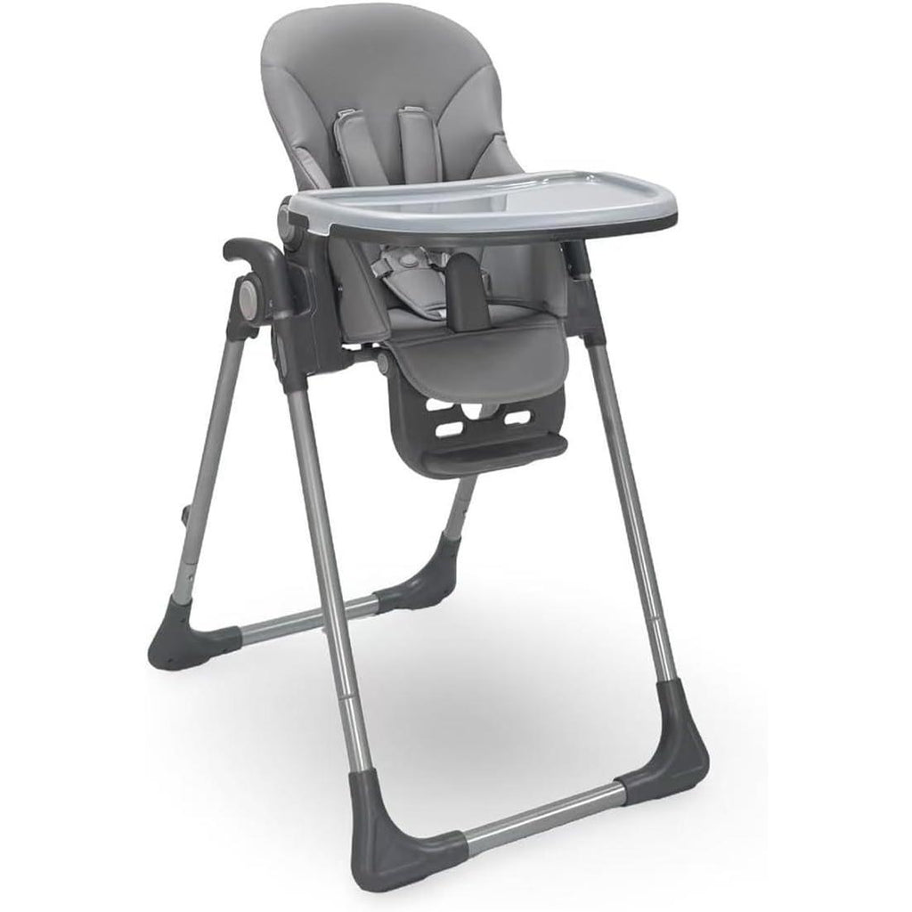 Foldable Baby High Chair, Multi Adjustable Height & Recline Highchair for Mealtimes, Slim Space Saving Frame, Detachable Washable Seat Cover, Safe Feeding Chair for Babies & Toddlers Up To 15kg