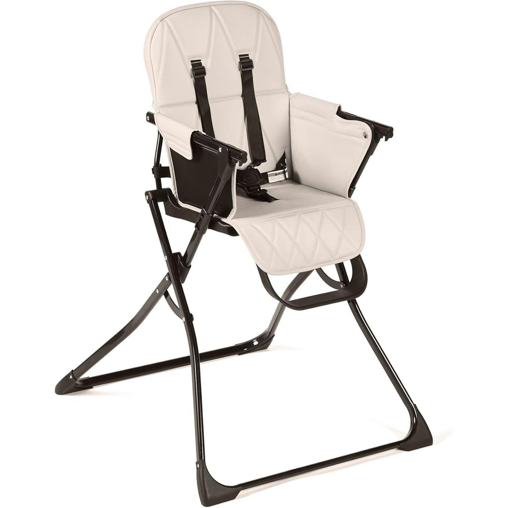 【NS】Flip Magic Fold Highchair (Sage Green) – Suitable from Sitting Up to 15kg, 5-Point Safety Harness, Removable Tray, Quick One-Hand Fold, Compact Slimline Design for Easy Storage