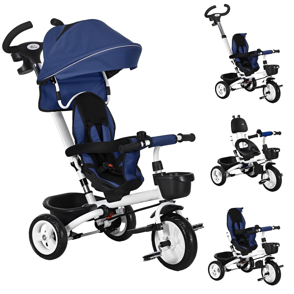 【NS】Foryourlittleone Trike V3 Tricycle Baby Push with Parent Handle Bike 9 Months to 5 Years | For-Your-Little-One Trike with Parent Handle, Multi-Functional Tricycle