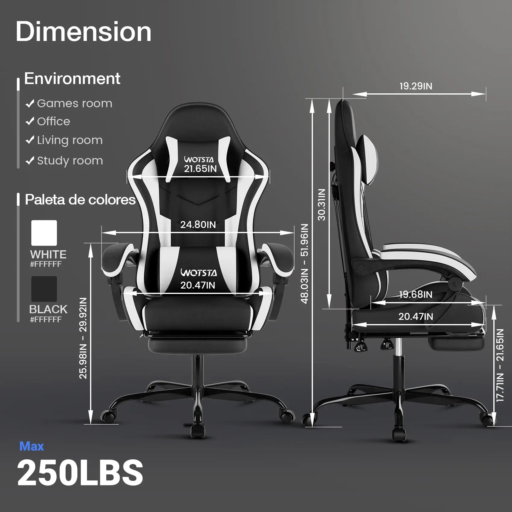 NIONIK Gaming Chair for Adults - Comfortable Padded Racing Chair with Linkage Armrests, High Back Reclining Computer Chair, Premium Leather Cushion, Wide Wing Backrest, Adjustable Height, 360° Swivel Gamer Chair