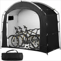 Waterproof & UV-Proof Bike Motorcycle Storage Shelter, Outdoor Steel Frame PE Cover with Zipper Door, Easy Setup