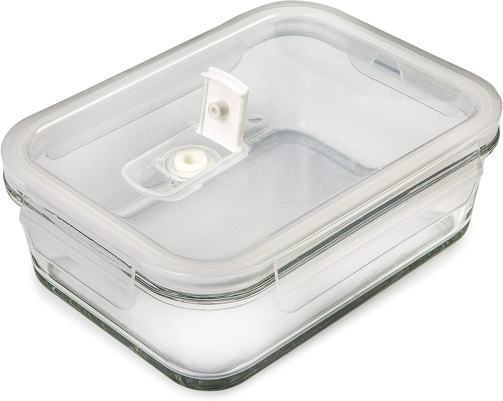 5-Pack Food Prep & Storage Glass Containers with Lids Airtight Meal Prep Reusable 880ml Microwave Oven Dishwasher Safe Freezer Safe