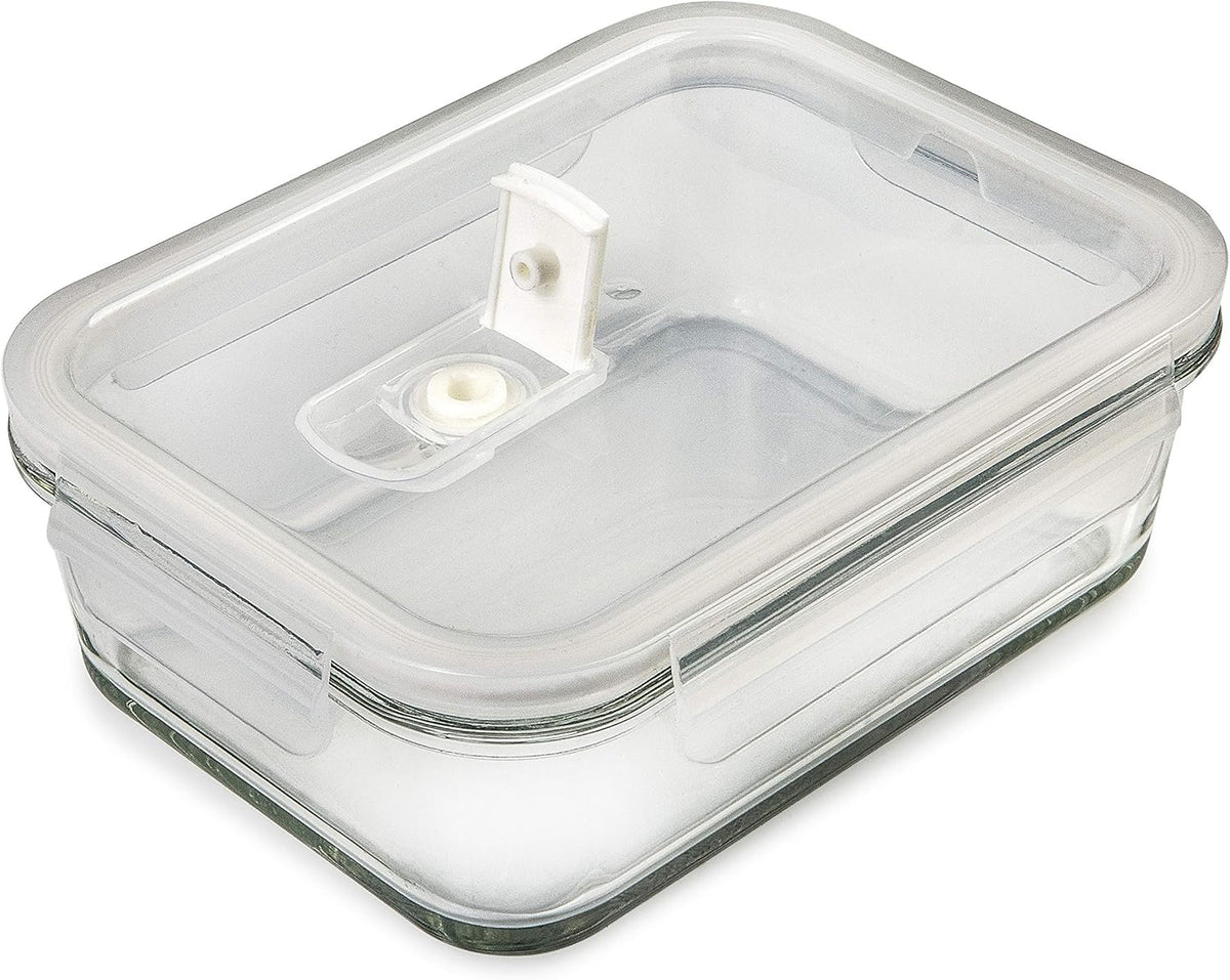 5-Pack Food Prep & Storage Glass Containers with Lids Airtight Meal Prep Reusable 880ml Microwave Oven Dishwasher Safe Freezer Safe