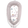 Portable Newborn Bassinet Cot – Cotton Baby Nest Lounger for Co-Sleeping, Soft Breathable Travel Sleeper for Infant 0-12 Months, Ideal Newborn Gift [Plus A Free Gift]
