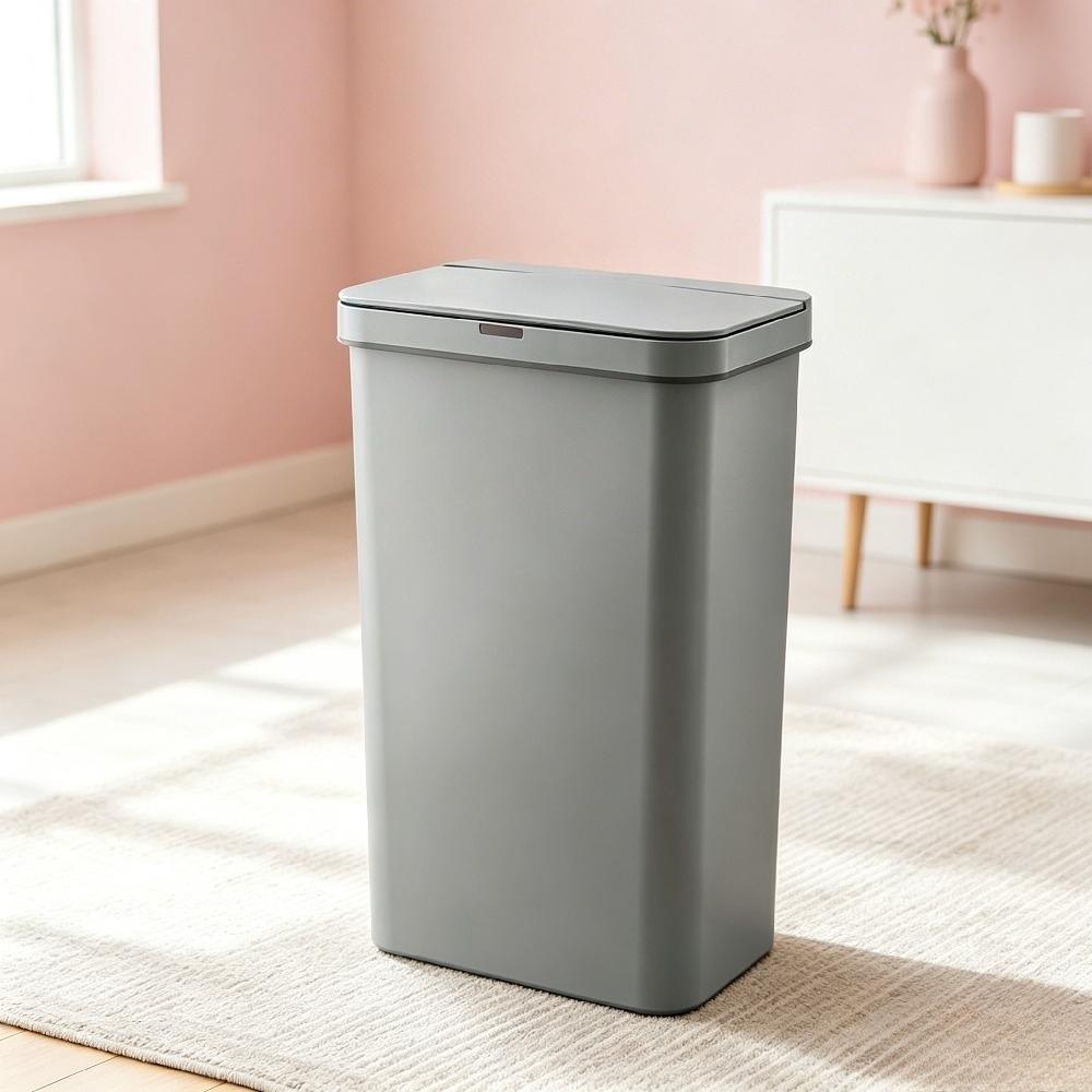 50L Battery-Operated Sensor Bin with Retainer Ring (not include batteries) [Plus A Free Gift]