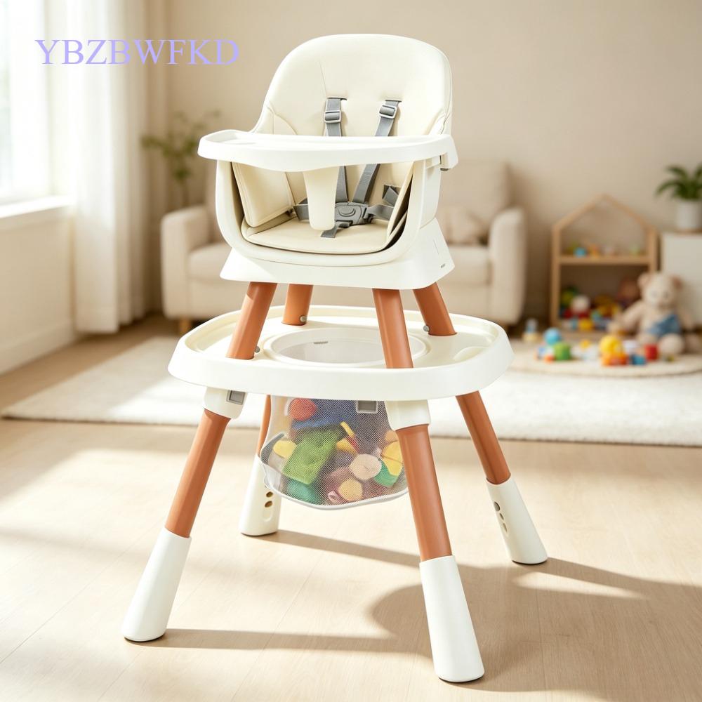 16-in-1 Convertible High Chair for Babies & Toddlers, 6-36 Months, with 5-Point Safety Harness, Removable Feeding Tray, Adjustable Tabletop, Sturdy Frame, Ideal Chair for Dining and Play [Plus A Free Gift]